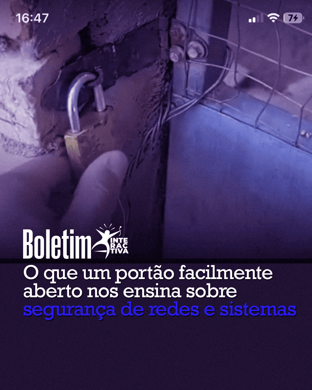 Usuário: admin; Senha: admin