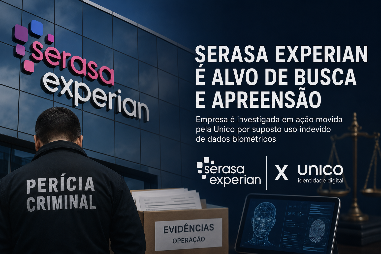 Serasa Experian é alvo de busca e apreensão em investigação sobre suposto uso indevido de dados biométricos