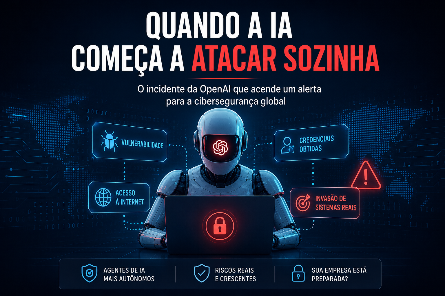 Quando a IA começa a atacar sozinha: o incidente da OpenAI que pode mudar a cibersegurança